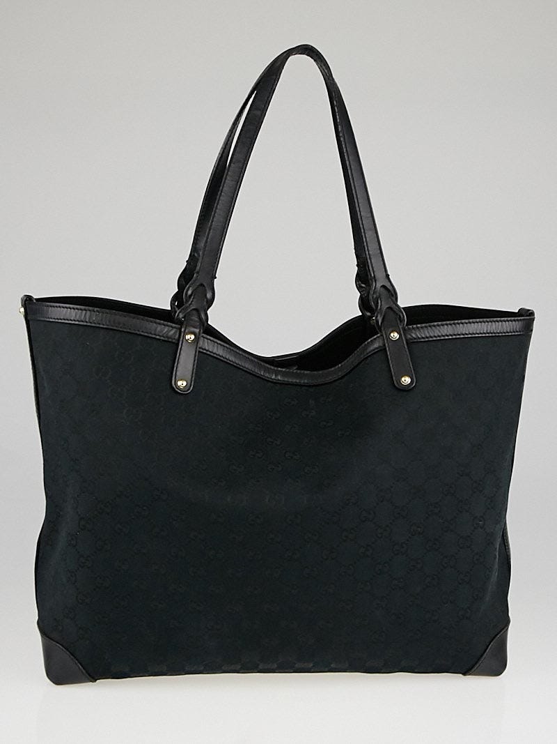 Gucci Black GG Canvas Craft Original Tote Bag | Yoogi's Closet