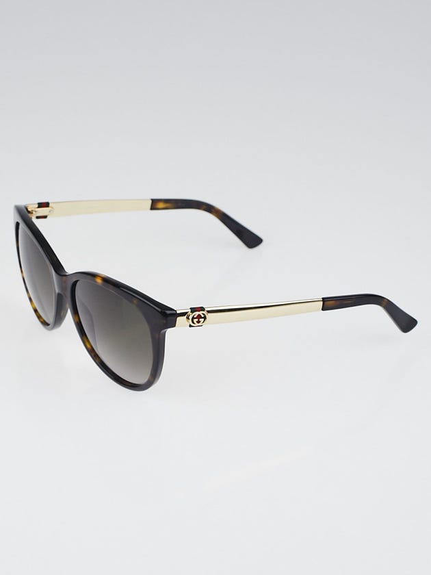 Gucci Tortoise Shell Frame Gradient Tint Sunglasses-3784/S