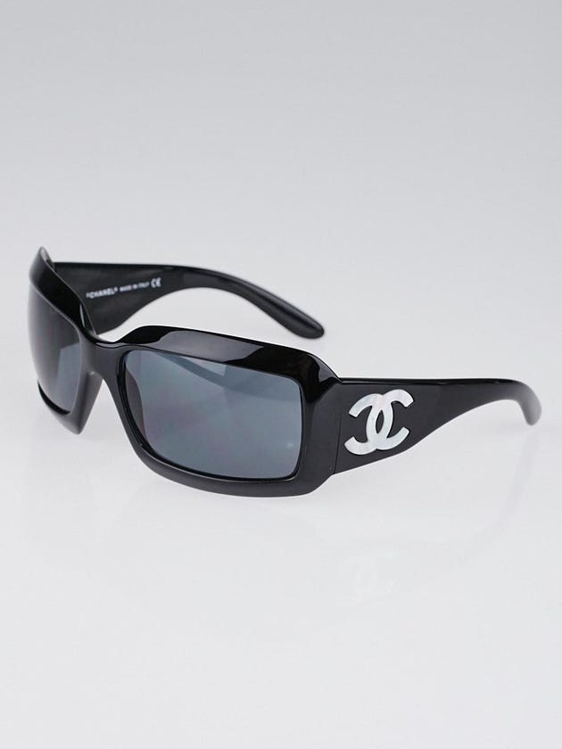 Chanel Black Frame CC Mother of Pearl Sunglasses- 5076-H