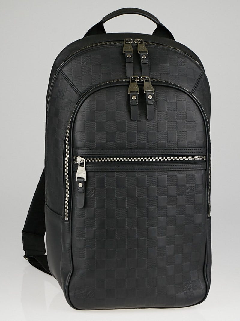 Louis Vuitton Black Damier Infini Leather Michael NM Backpack Bag Louis  Vuitton