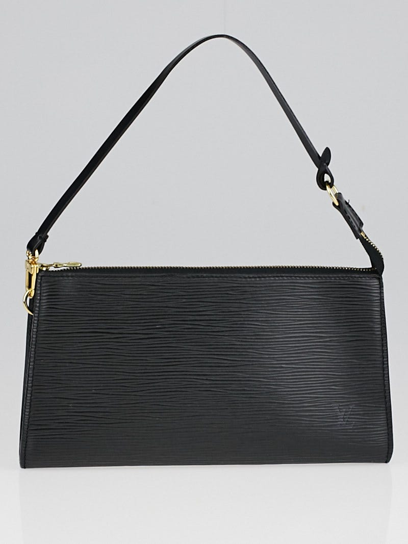 Louis Vuitton Black Epi Leather Accessories Pochette 24 Bag