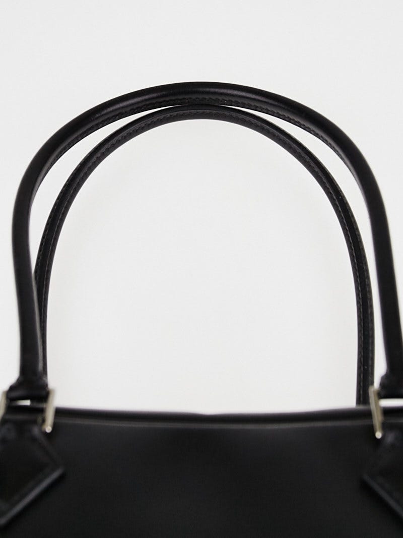 Hermes 20cm Black Box Leather Plume Bag | Yoogi's Closet Hermes 20cm Black Box Leather Plume Bag | Yoogi's Closet