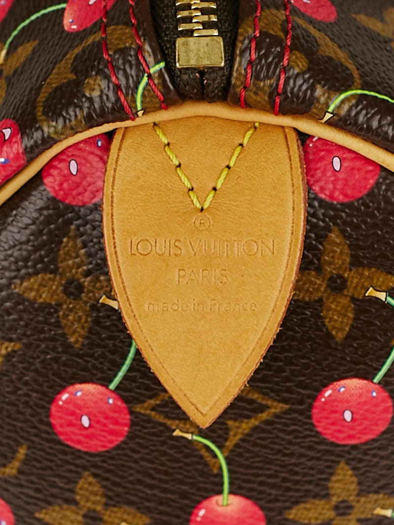 Louis Vuitton Limited Edition Monogram Cerises Speedy 25 Bag