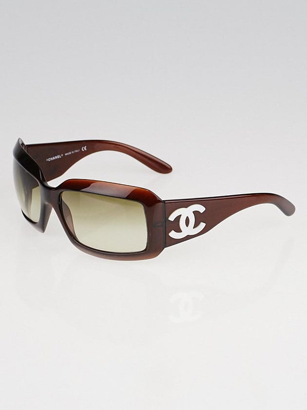 Chanel Brown Frame CC Mother of Pearl Sunglasses- 5076-H