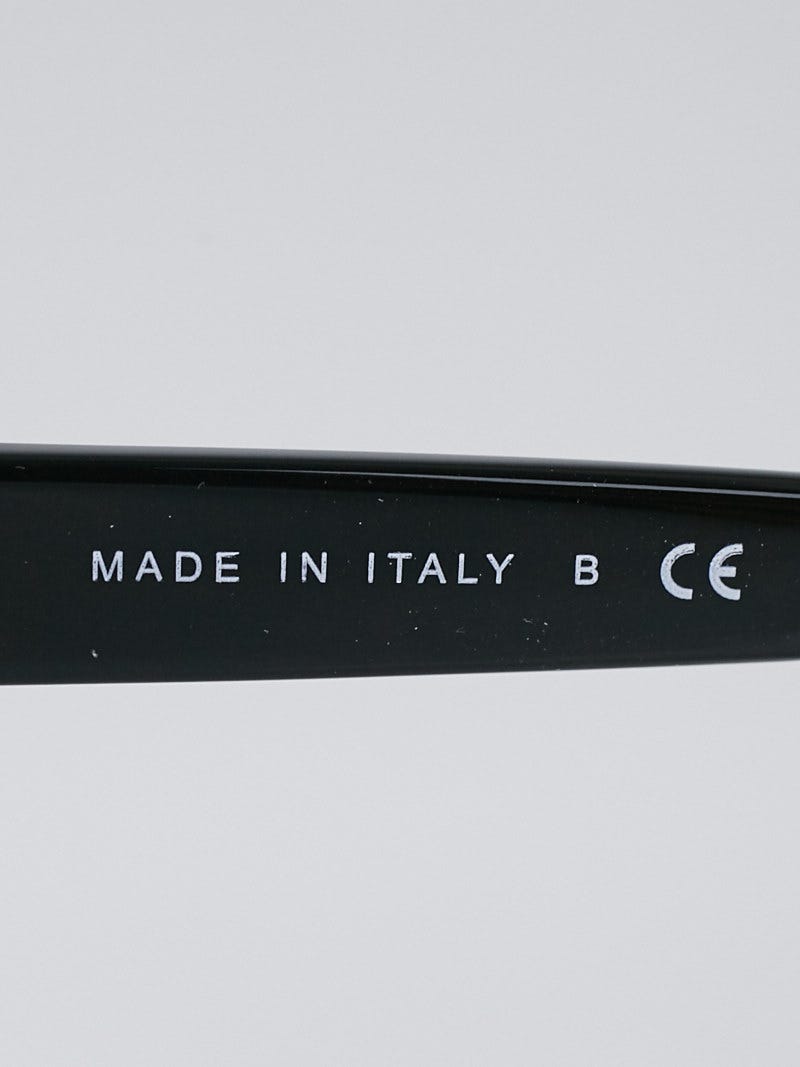 Chanel Black Acetate Frame Camellia Print Sunglasses-5246