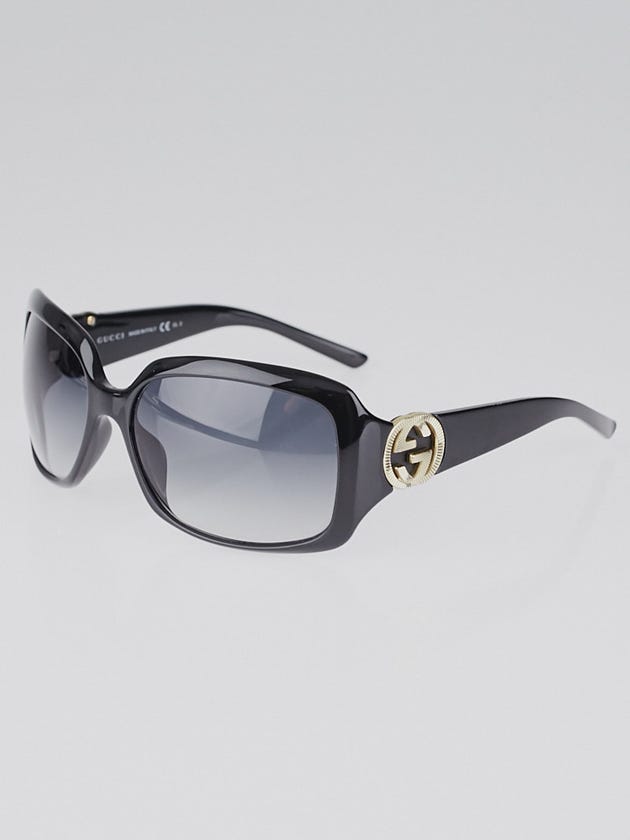 Gucci Black Frame Gradient Tint GG Logo Sunglasses-3164/S