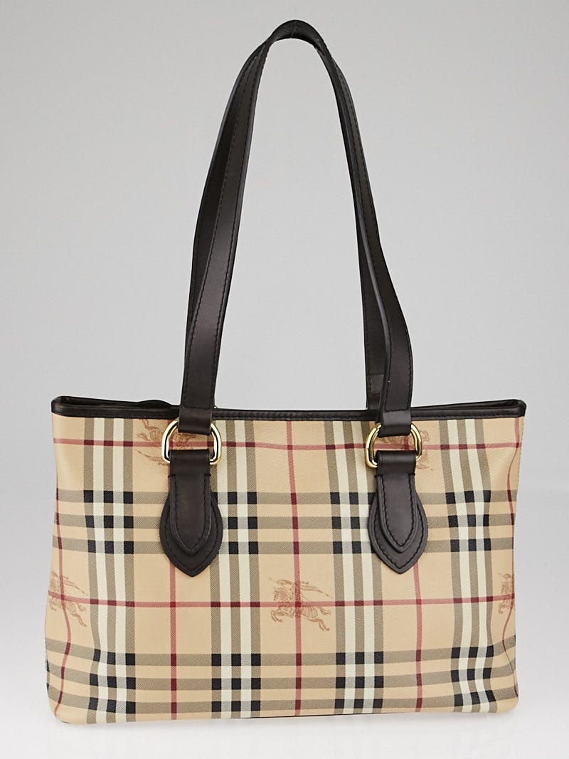 Burberry haymarket tote bag deals