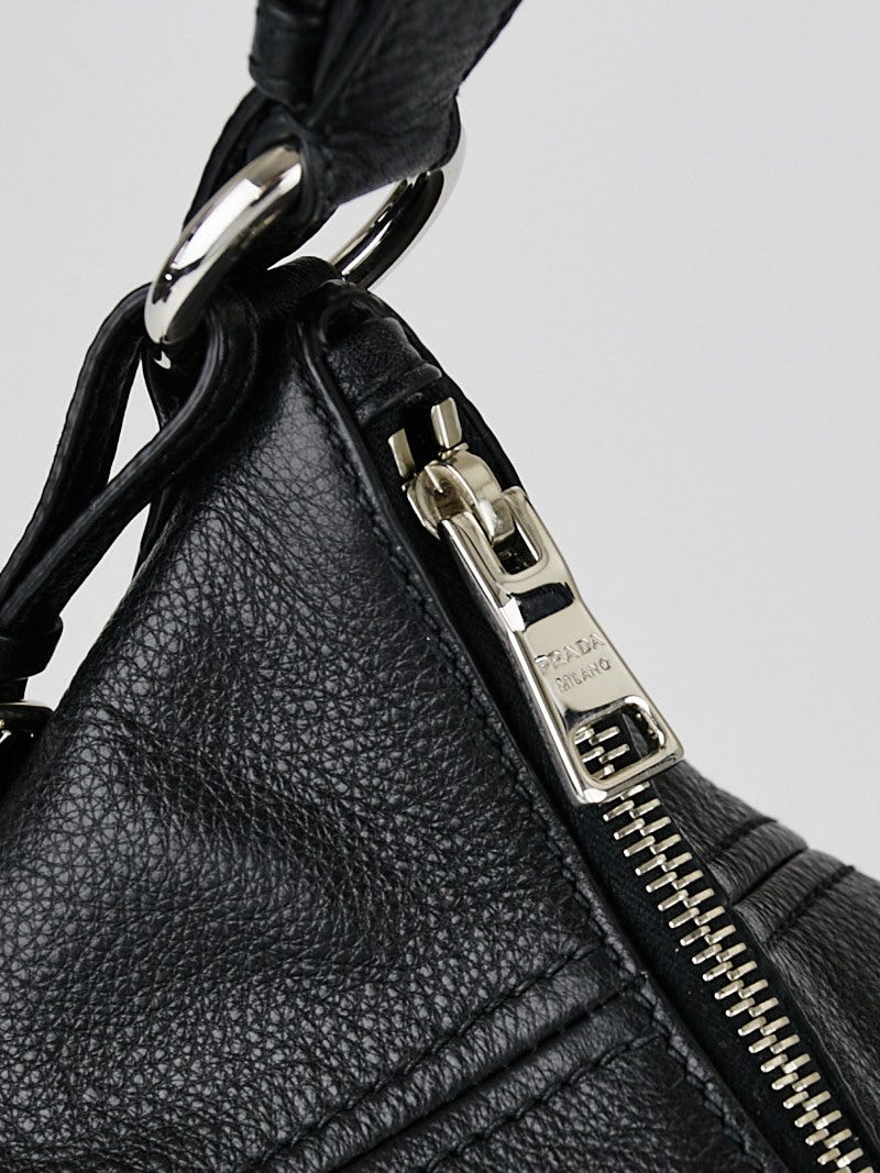 【PRADA】PHENIX HOBO BAG Prada - Embossed Logo Vitello Phenix Hobo Bag Nero | www