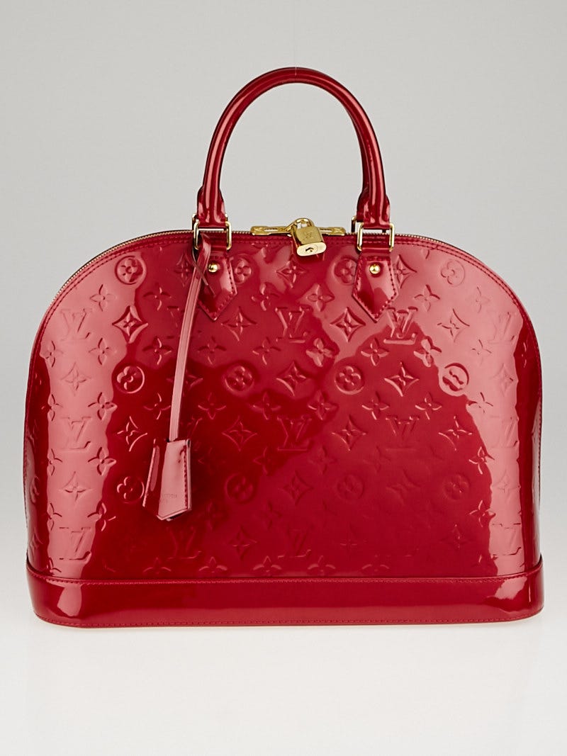 Louis Vuitton Pomme D Amour Monogram Vernis Alma GM Bag