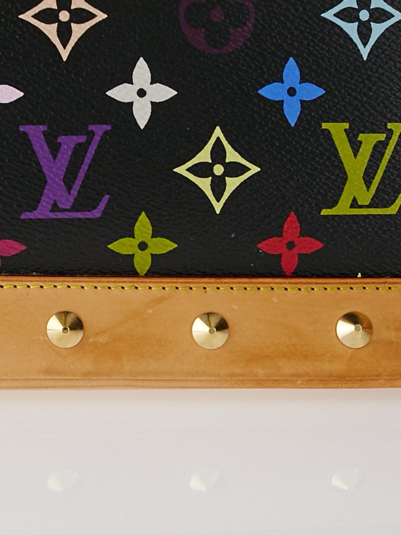 AUTHENTIC Louis Vuitton Alma Black Monogram Multicolor PM PREOWNED (WB –  Jj's Closet, LLC
