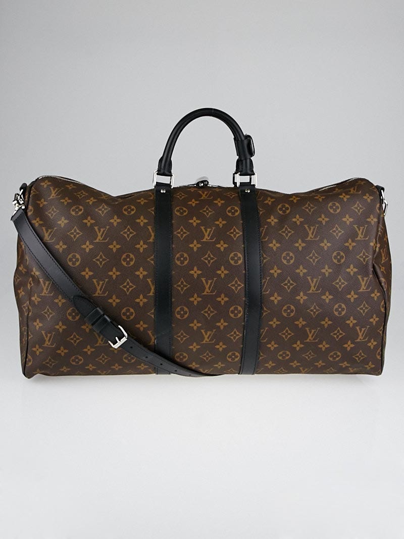 Louis Vuitton Monogram Canvas Macassar Keepall Bandouliere 55 Bag - Yoogi's  Closet