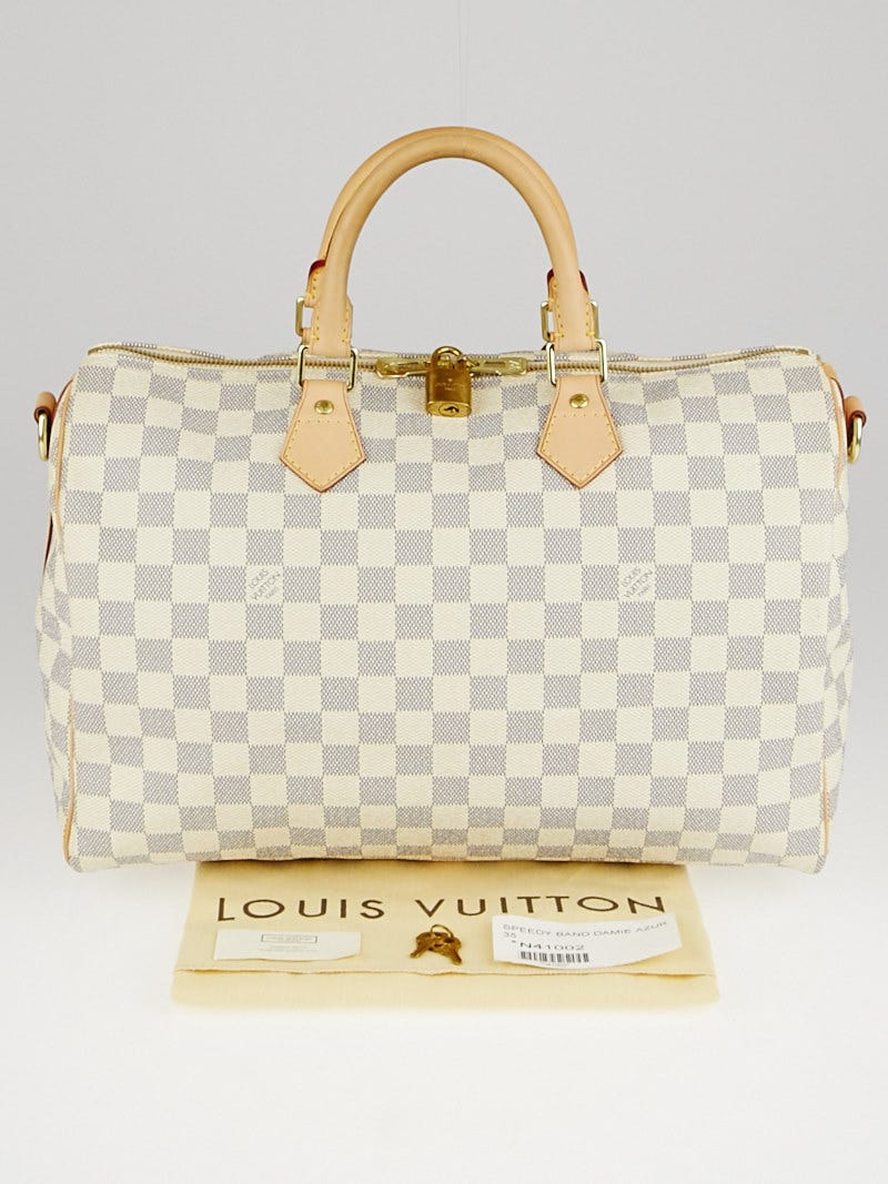 日本全国送料無料商品人気ランキング Louis Vuitton Damier Azur Canvas Speedy Bandouliere 35 Bag w 靴