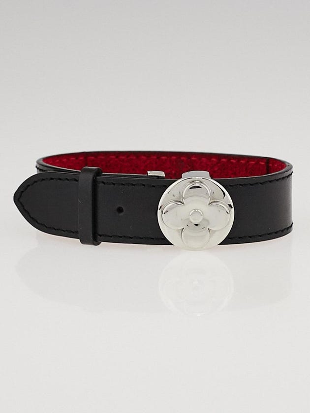 Louis Vuitton Black Leather Wish Bracelet