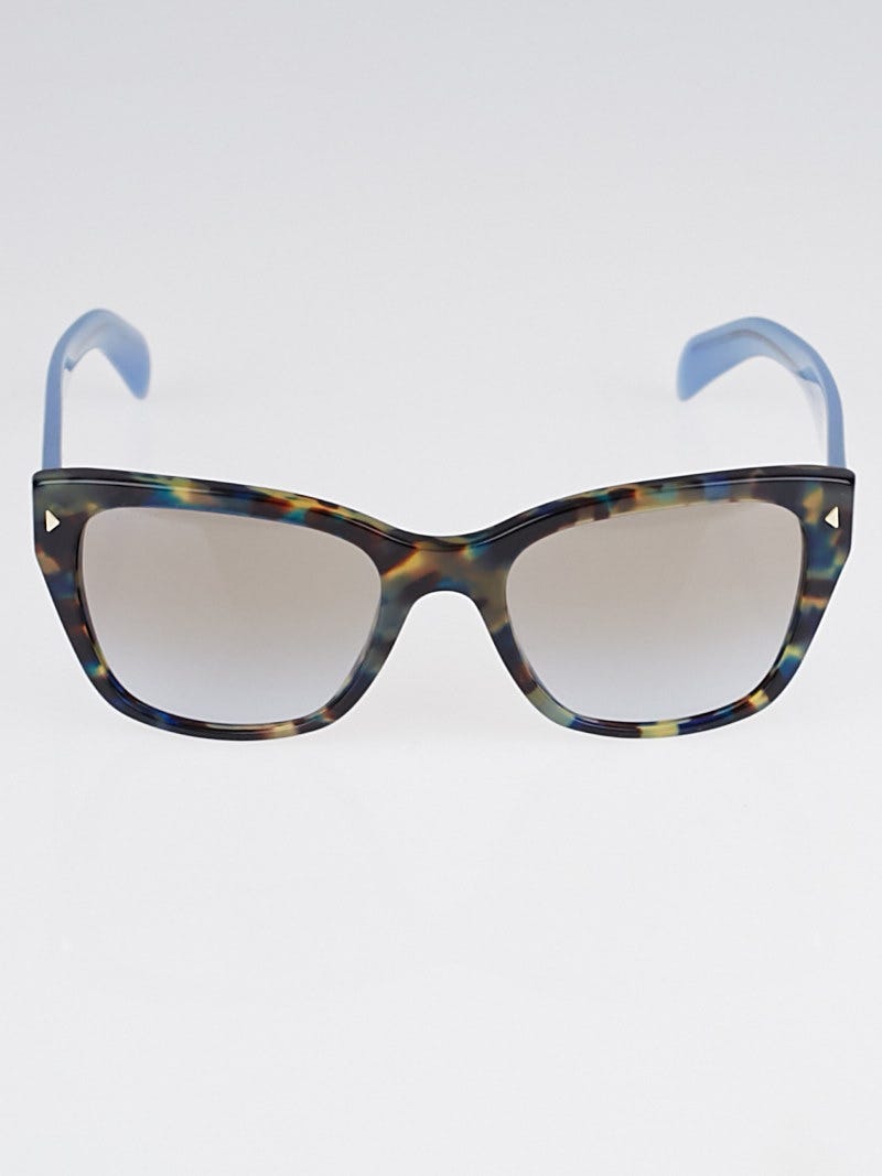 Prada blue tortoise shell glasses shop
