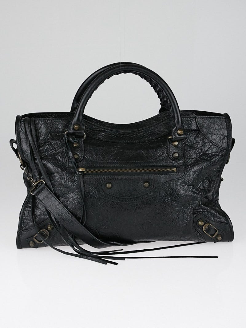 Balenciaga motorcycle bag black online