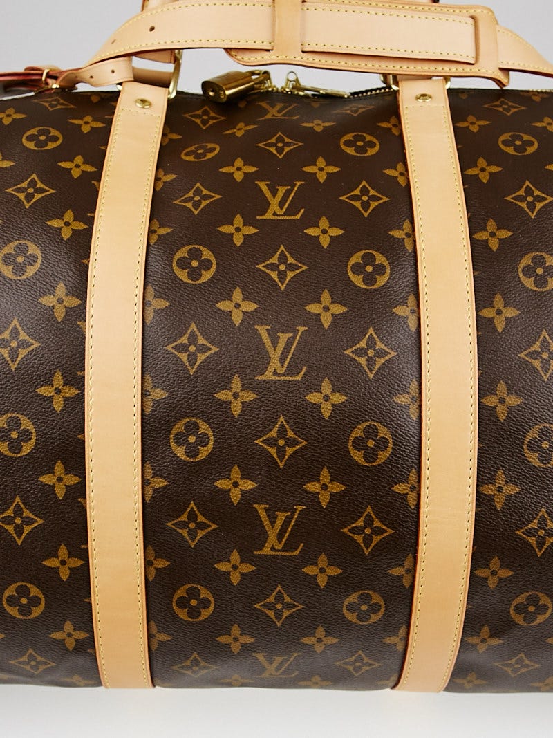 Louis Vuitton Monogram Canvas Keepall Bandouliere 60 Bag - Yoogi's Closet
