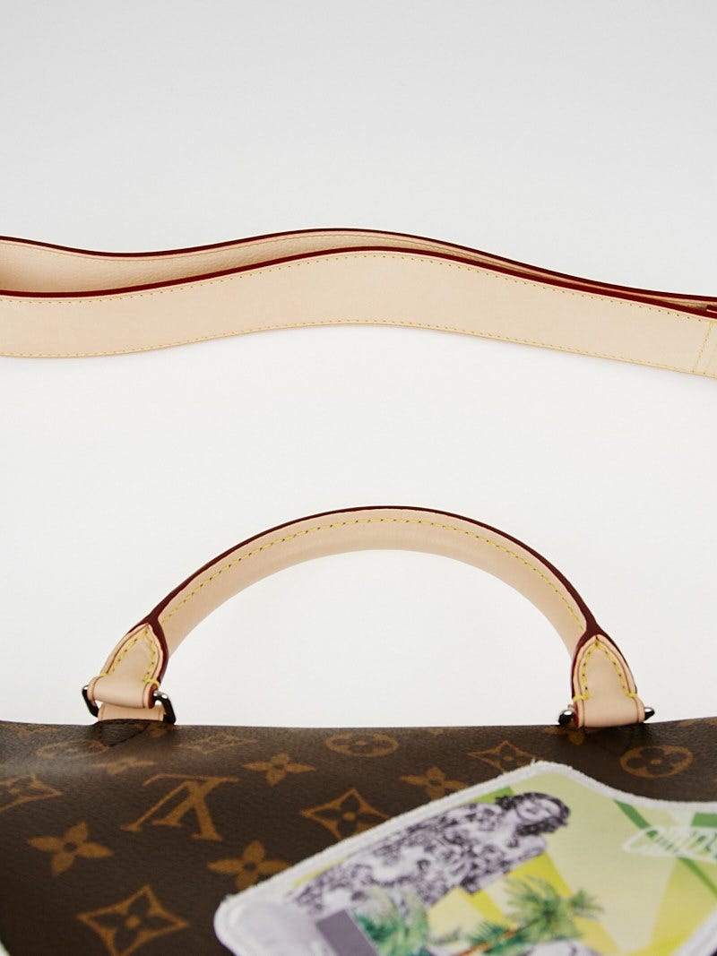 Louis Vuitton - Brown Monogram Print Convertible Messenger Bag w/ Cindy  Sherman Patches