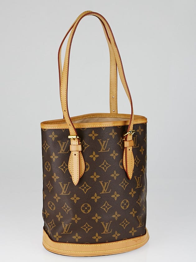 Louis Vuitton Monogram Canvas Petite Bucket Bag w/ Accessories Pouch