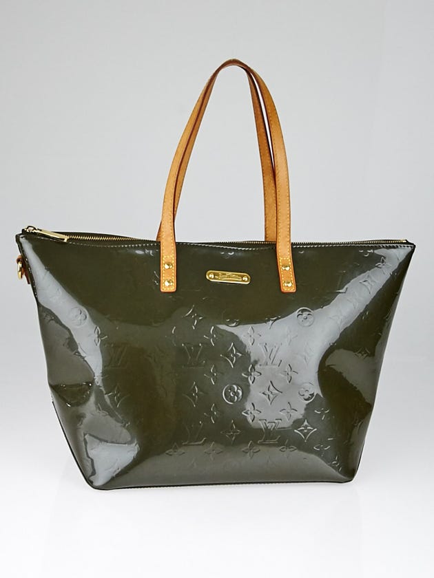 Louis Vuitton Vert Bronze Monogram Vernis Bellevue GM Bag