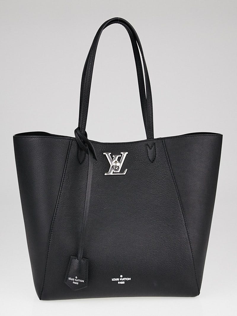 Louis Vuitton - Authenticated Lockme Handbag - Leather White Plain For Woman, Very Good condition