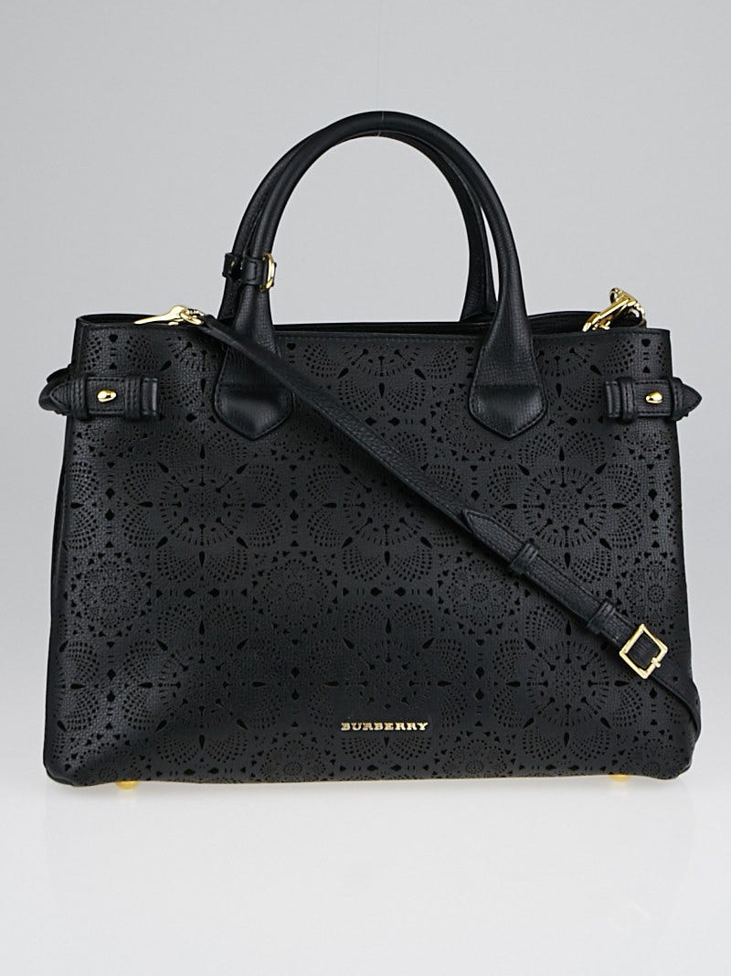 Burberry black banner hotsell bag