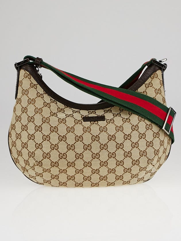 Gucci Beige GG Canvas Small Messenger Bag