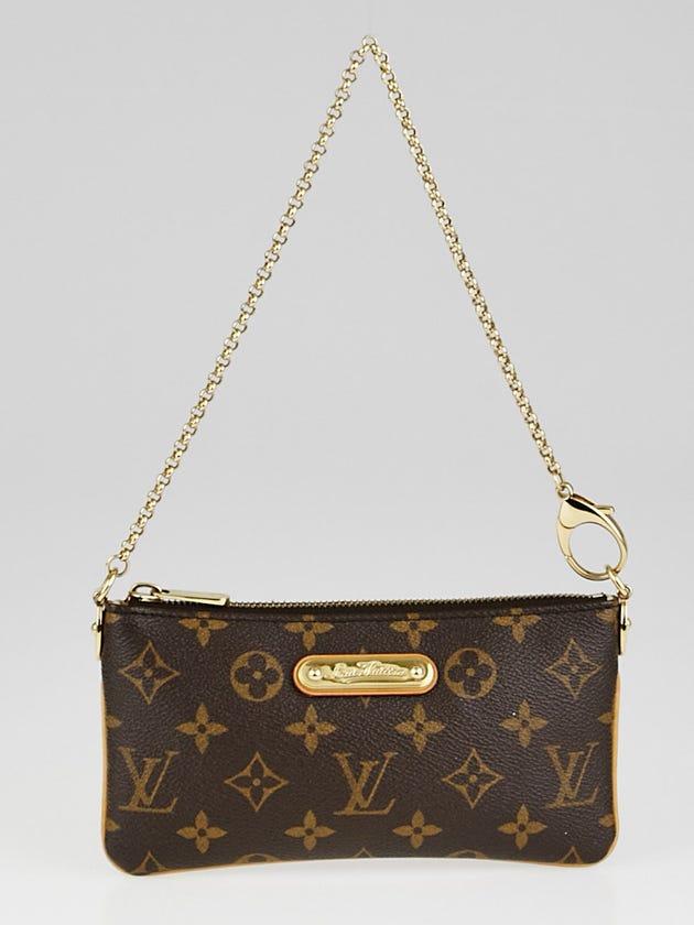 Louis Vuitton Monogram Canvas Milla MM Clutch Bag