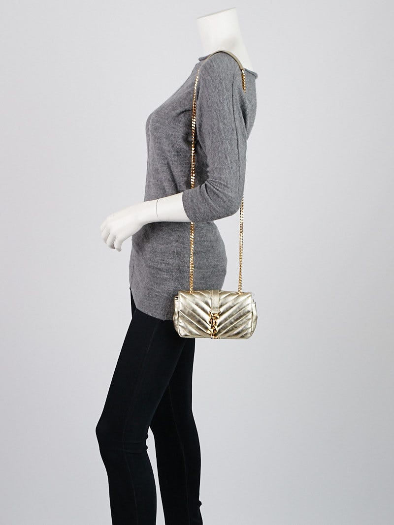 Saint laurent baby monogram bag best sale