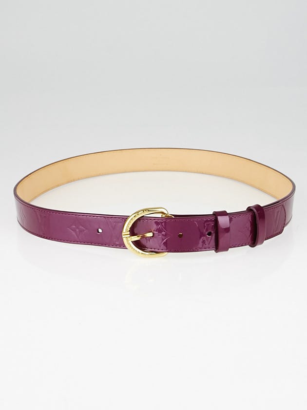 Louis Vuitton Violette Monogram Vernis Belt Size 90/36
