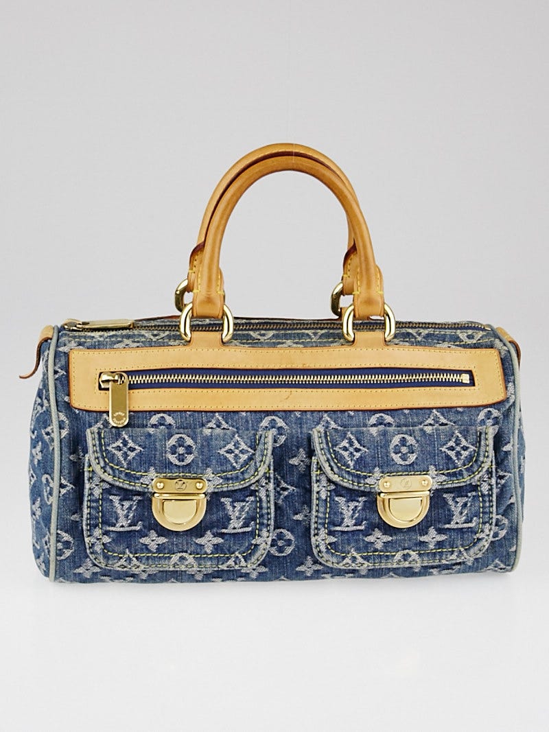 Louis Vuitton Blue Denim Monogram Denim Neo Speedy Bag