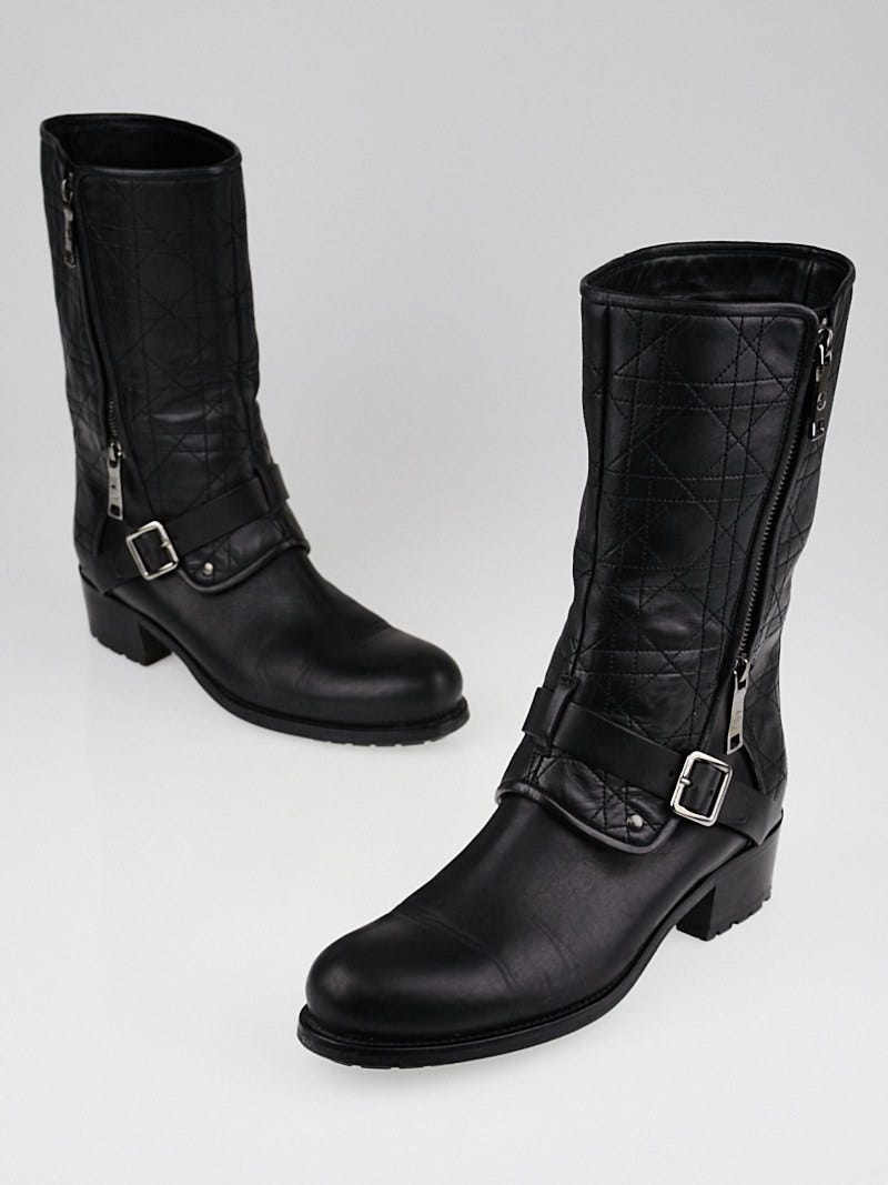 Christian Dior Leather Boots in size 40
