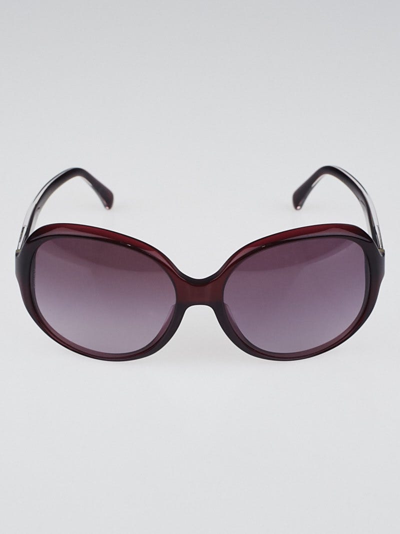 Chanel Red Oversized Acetate Frame Sunglasses-5196 | Yoogi display picture 3