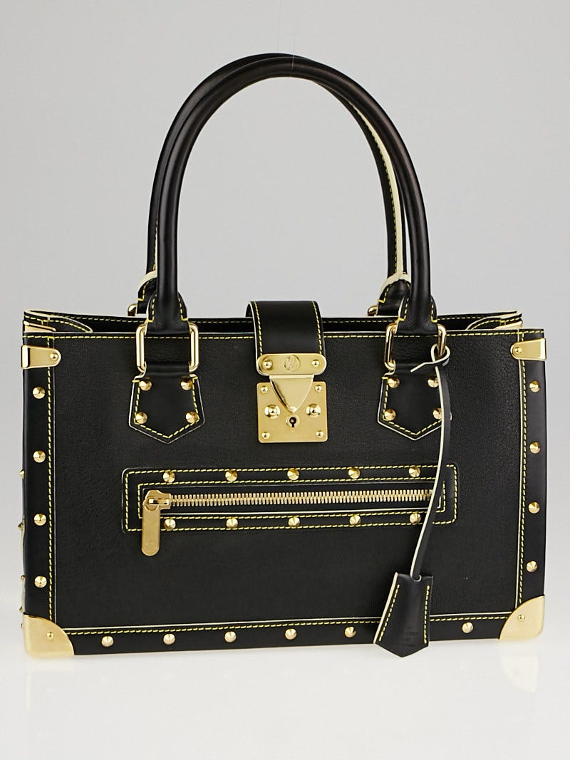 Authentic Louis Vuitton Black Suhali Handbag Le Fabuleux 