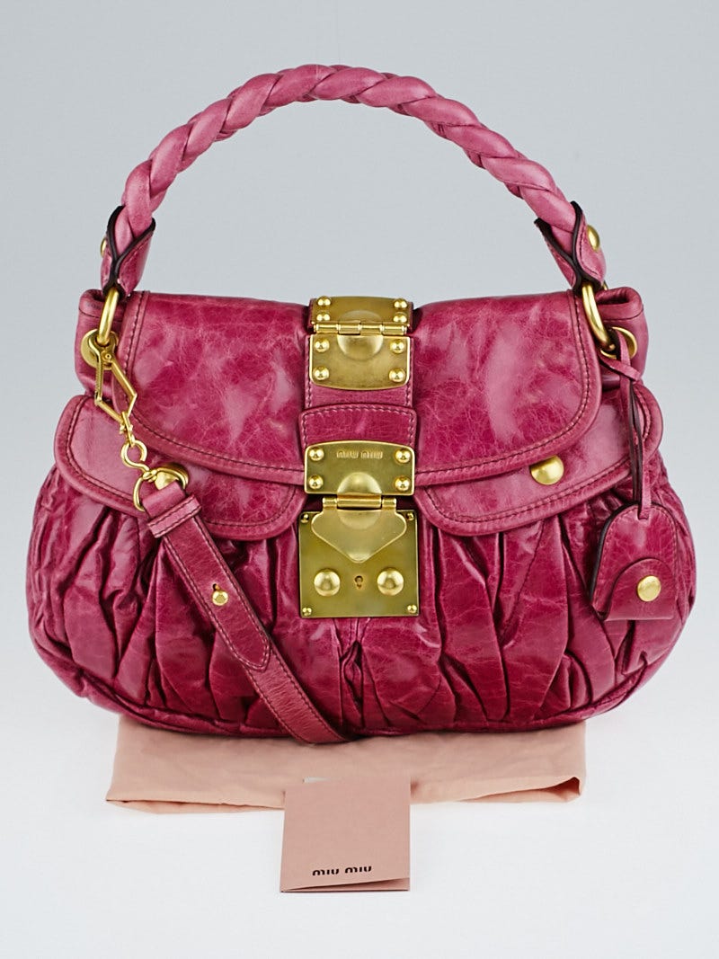 Miu miu coffer matelasse bag online