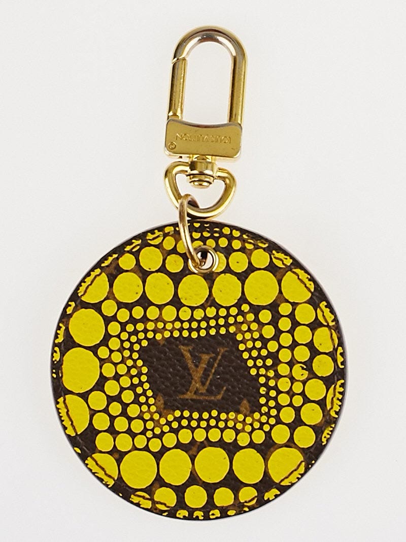 Louis Vuitton x Yayoi Kusama Vivienne Key Ring Yellow/Black in Wood / Metal  with Gold-tone - US