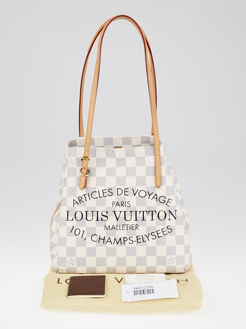 Louis Vuitton Damier Azur Canvas Figheri PM Bag - Yoogi's Closet