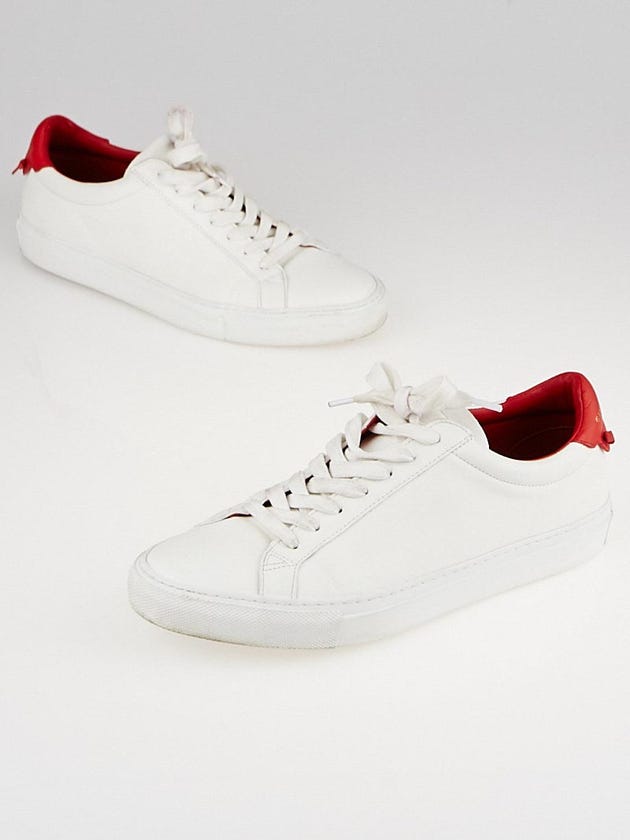 Givenchy White Leather Urban Knots Sneakers Size 8.5/39