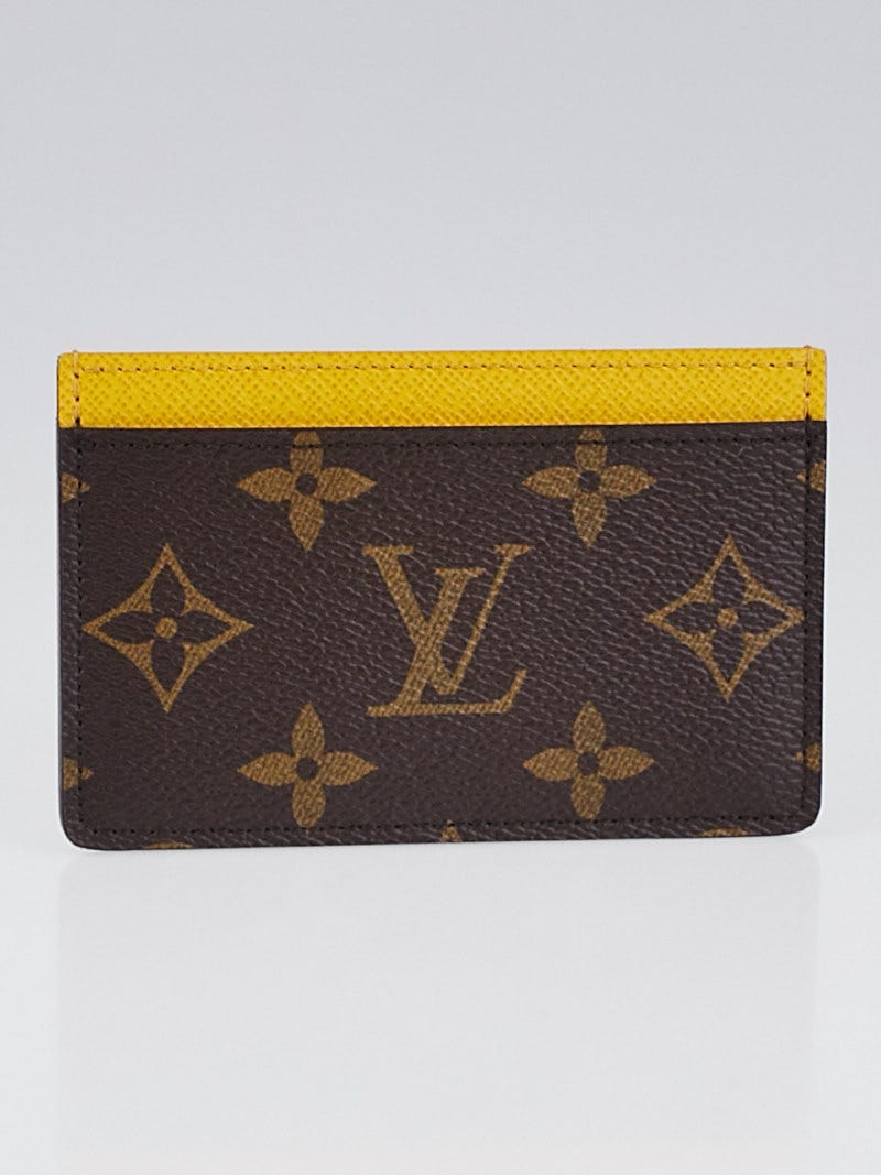 Louis Vuitton Mimosa Monogram Canvas Card Holder - Yoogi's Closet