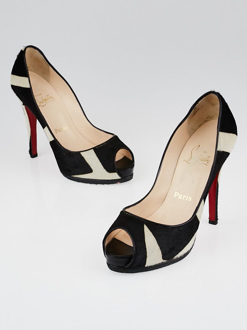 Christian louboutin sales pony hair pumps