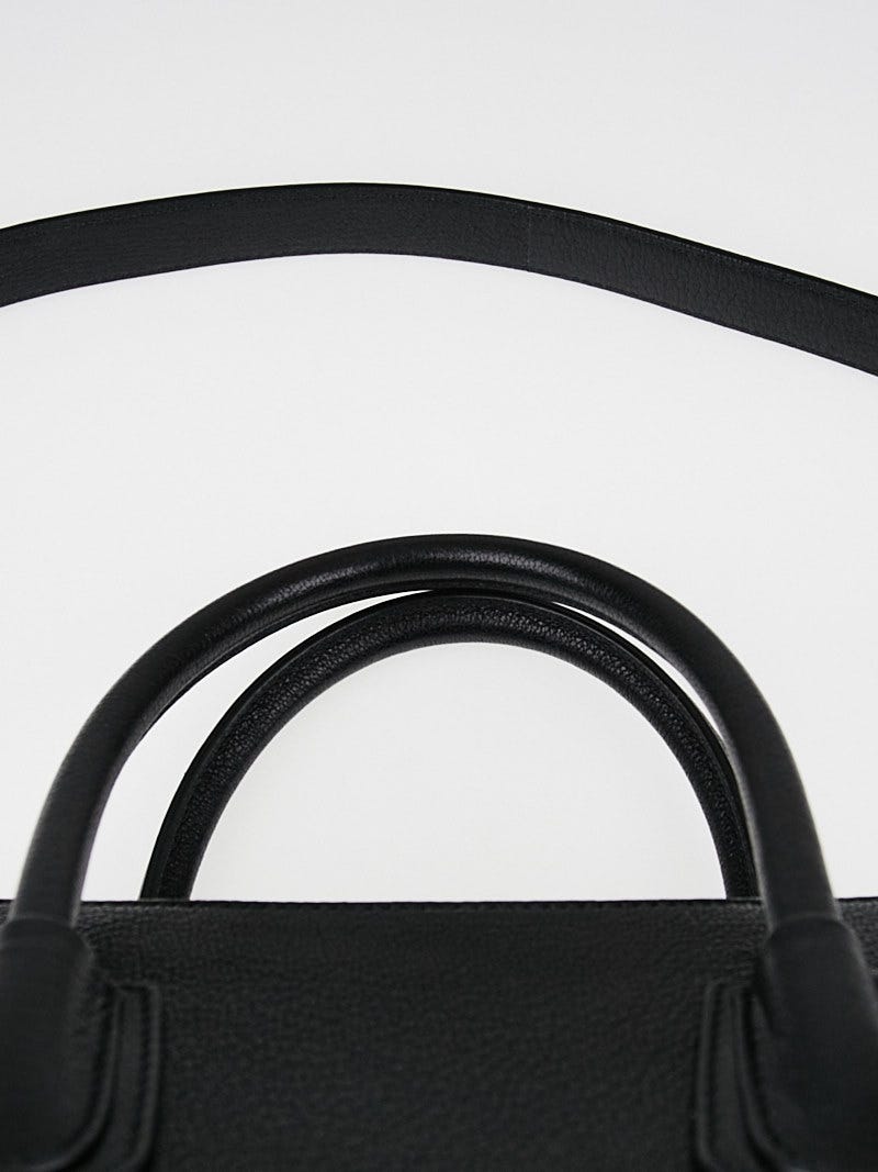 Givenchy Black Sugar Goatskin Leather Small Antigona Bag