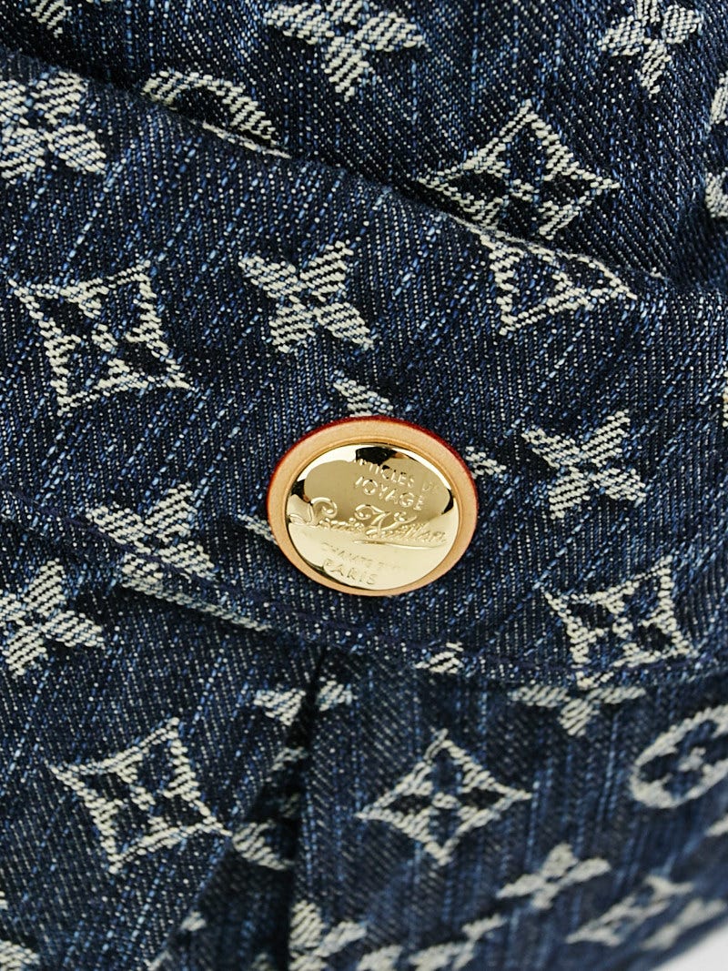 Louis Vuitton Blue Denim Monogram Denim Daily GM Bag Louis Vuitton Blue Denim Monogram Denim Daily GM Bag