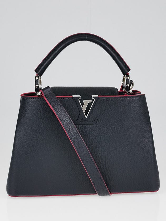 Louis Vuitton Cobalt/Pink Taurillon Leather Capucines BB Bag