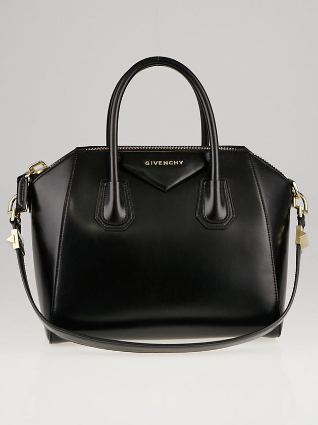 Givenchy Black Box Cowhide Leather Small Antigona Bag