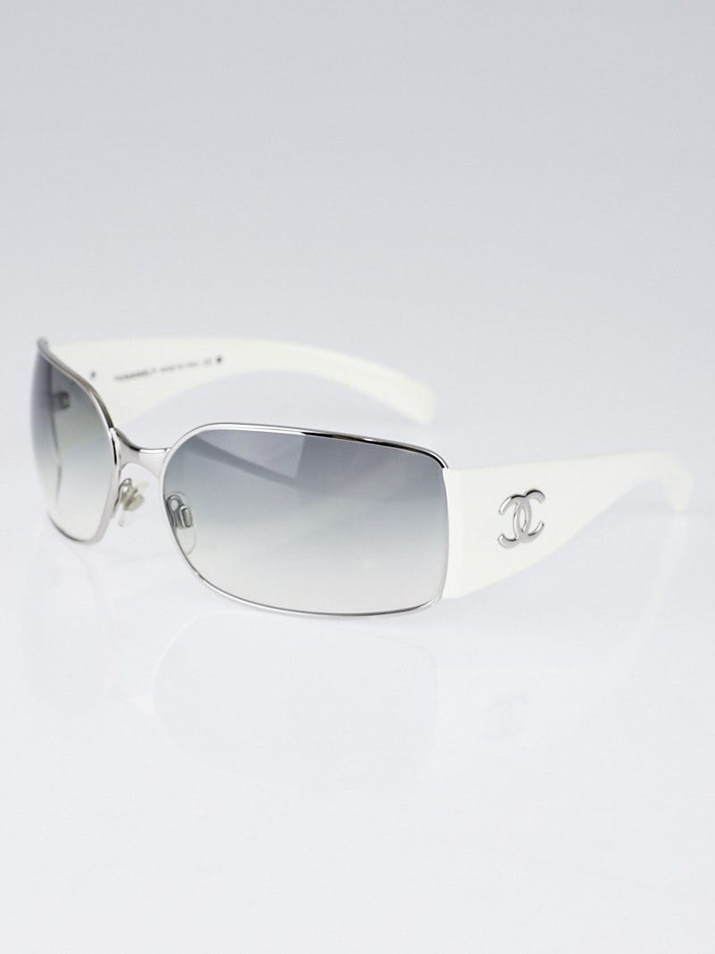 Chanel store white sunglasses