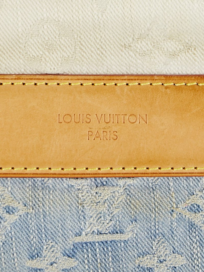Louis Vuitton Blue Monogram Denim Sunshine QJB17X0WBB003