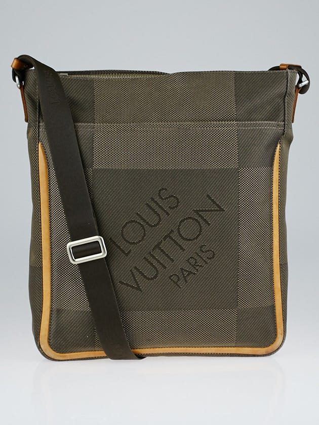 Louis Vuitton Terre Damier Geant Vertical Messenger Bag