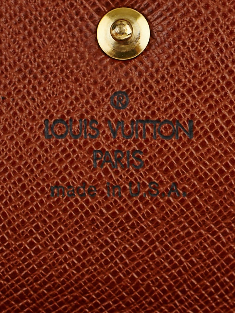 Authentic Louis Vuitton Monogram Porte Tresor International M10992 Wallet