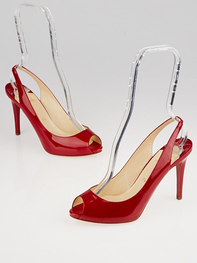 Red pumps size 7 store