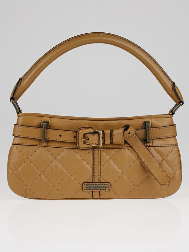 Burberry Brown Quilted Leather Enmore Sling Bag
