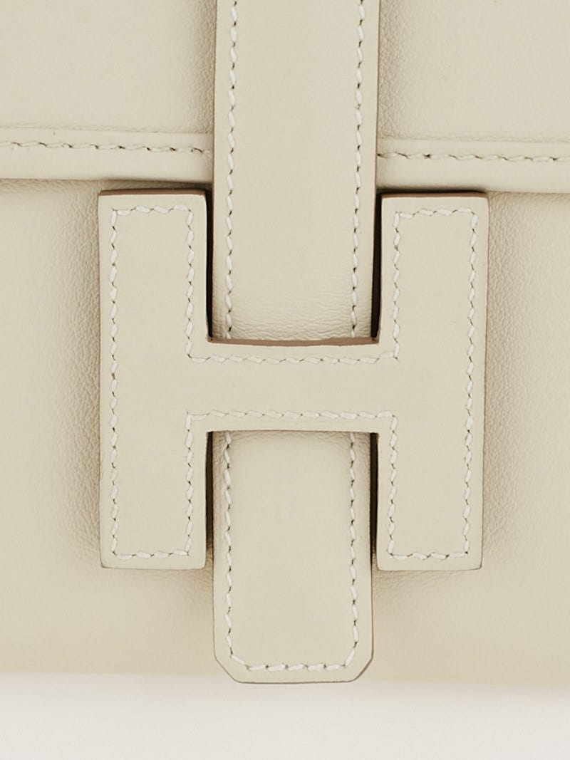 Hermes Craie Swift Leather Jige Elan 29 Clutch Bag | Yoogi's Closet